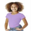 Cutie Patootie - Girls - Solid Round-Neck Tee - 10 - Lilac view 1
