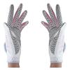 PGM Women's Golf Glove One Pair, Improved Grip System, Cool and Comfortable (White Pink, XL) view 3