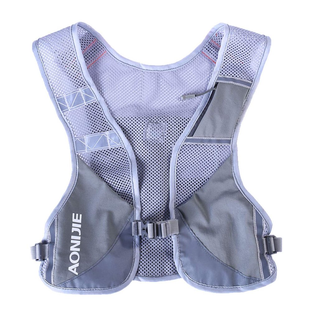 AONIJIE Running Hydration Vest Backpack,Lightweight Insulated Pack for Hiking Trail Running Cycling Race Marathon (Grey)