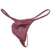 JAXFSTK Men's Spandex Thong Guy Men T-Back G-String Jockstrap Underwear Pouch Body Tanga Pants Coffee L view 1