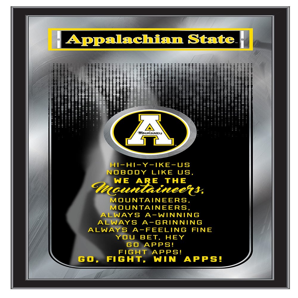 HBS Appalachian State 26" x 15" Fight Song Mirror by Holland Bar Stool Company