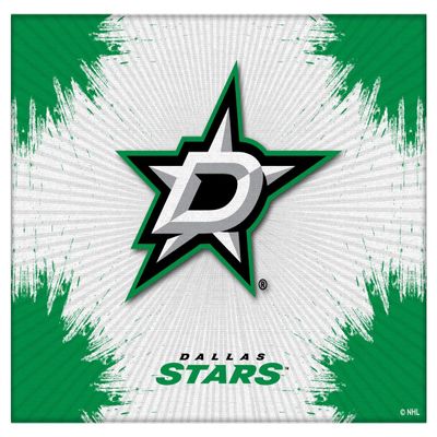Dallas Stars 15" x 20" Officially Licensed Logo Canvas by the Holland Bar Stool Co.