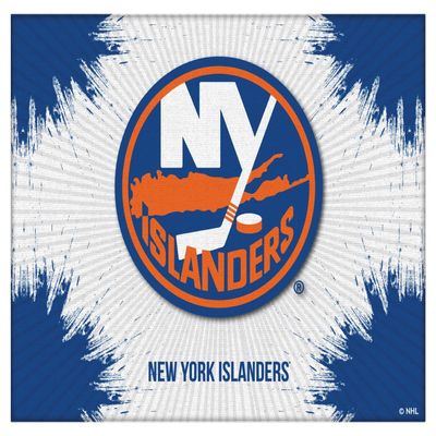 New York Islanders 15" x 20" Officially Licensed Logo Canvas by the Holland Bar Stool Co.