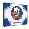 New York Islanders 15" x 20" Officially Licensed Logo Canvas by the Holland Bar Stool Co. view 2