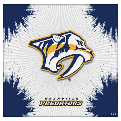 Nashville Predators 15" x 20" Officially Licensed Logo Canvas by the Holland Bar Stool Co.