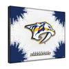 Nashville Predators 15" x 20" Officially Licensed Logo Canvas by the Holland Bar Stool Co. view 2