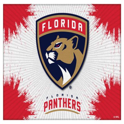 Florida Panthers 15" x 20" Officially Licensed Logo Canvas by the Holland Bar Stool Co.