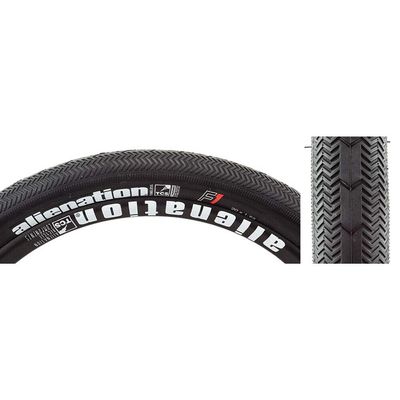 20x1.95 Alienation TCS F1 Folding Front BMX Race Tire - 85psi - Black