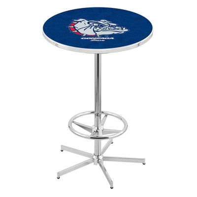 Holland Bar Stool Co. L216-42" Chrome Gonzaga Pub Table with 36" Dia. top