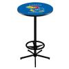 Holland Bar Stool Co. L216-42" Black Kansas Pub Table view 1