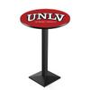 Holland Bar Stool Co. L217-42" Black Wrinkle UNLV Pub Table with 36" Dia. top view 1