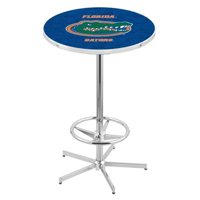Holland Bar Stool Co. L216-42" Chrome Florida Pub Table with 36" Dia. top