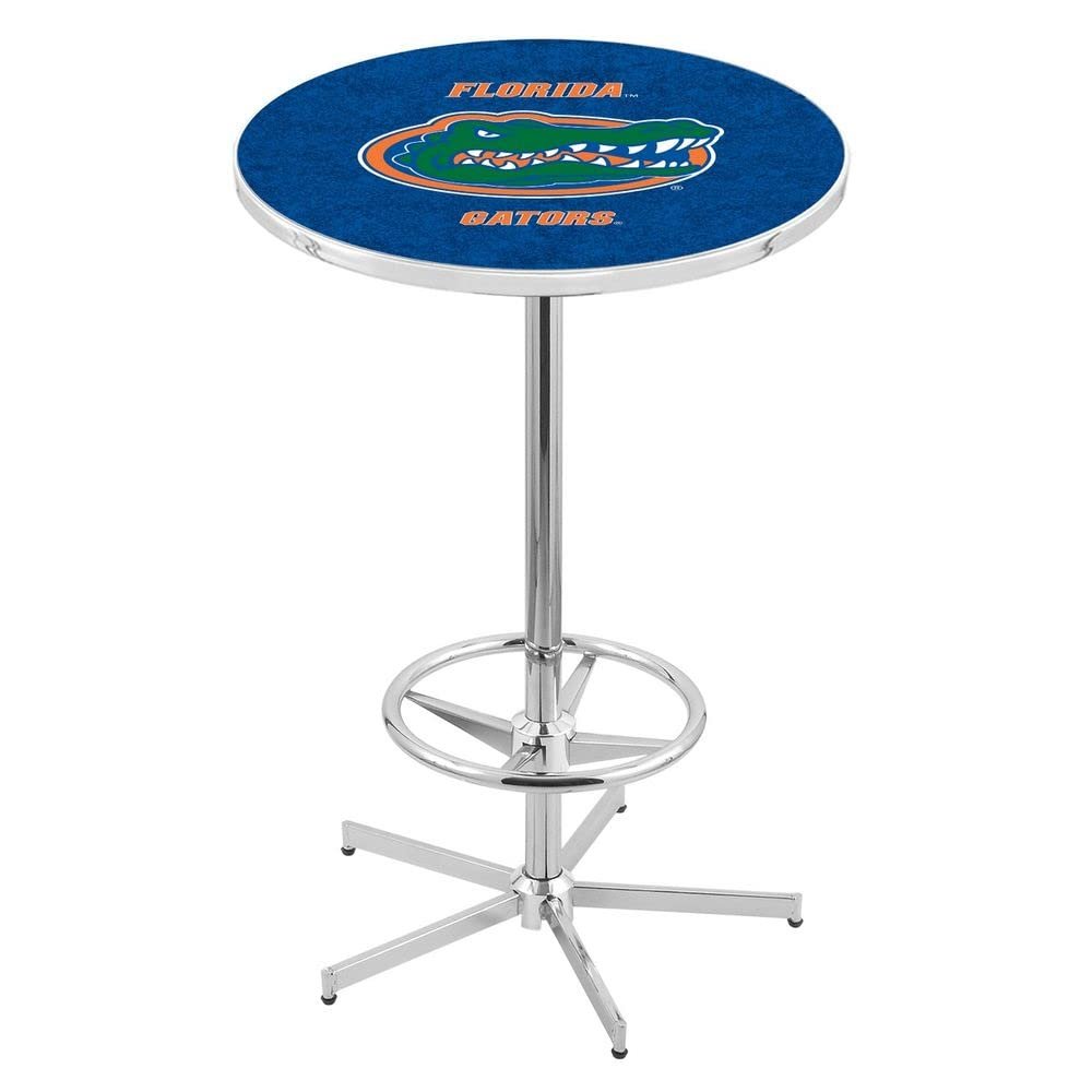 Holland Bar Stool Co. L216-42" Chrome Florida Pub Table with 36" Dia. top