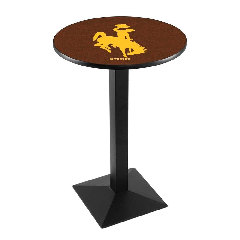 Holland Bar Stool Co. L217-36" Black Wrinkle Wyoming Pub Table with 36" Dia. top