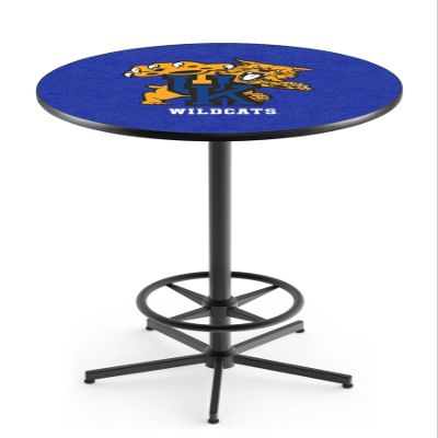 Holland Bar Stool Co. L216-42" Black Kentucky Wildcat Pub Table