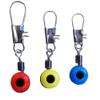50pcs Fishing Line Slides Hook Shank Clip Connector Swivels view 1