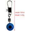 50pcs Fishing Line Slides Hook Shank Clip Connector Swivels view 4