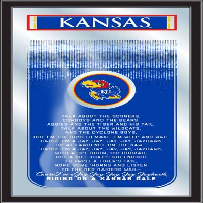 Holland Gameroom Kansas Fight Song Mirror