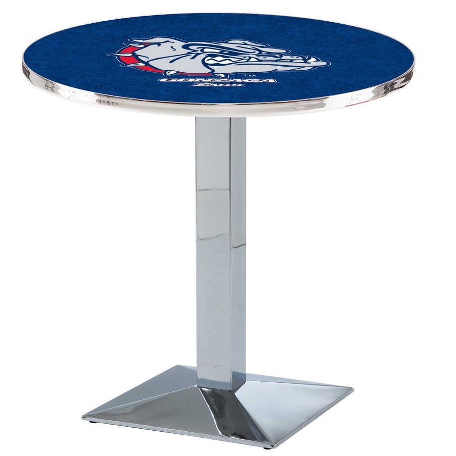 Holland Bar Stool Co. L217-42" Chrome Gonzaga Pub Table with 36" Dia. top