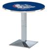 Holland Bar Stool Co. L217-42" Chrome Gonzaga Pub Table with 36" Dia. top view 1