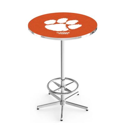 Holland Bar Stool Co. L216-42" Chrome Clemson Pub Table with 36" Dia. top
