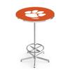 Holland Bar Stool Co. L216-42" Chrome Clemson Pub Table with 36" Dia. top view 1