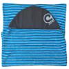 Stretch Surfboard/Longboard Sock Cover - Round Nose Size 6'10 to 9'6 [CHOOSE COLOR] (Blue Horizon Stripe, 7'3 Round) view 2