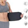 Bracoo Waist Trimmer Wrap,Sweat Sauna Slim Belly Belt for Men & Women-Abdominal Waist Trainer,Increased Core Stability, SE22 Black view 3