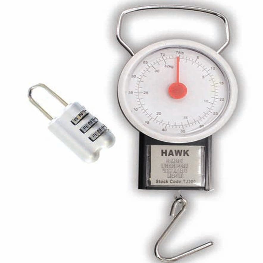 ToolUSA 3 Piece Travel Luggage Weight Measuring Tool & Luggage Protection Locks