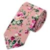 Geek-M Men's Tie Floral Fashion Neck Ties Causal Formal Occasion Wedding Business (Pink) view 1