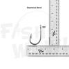 10pcs Fish WOW! Swordfish Hook Big Game Southern Stainless Steel Tuna Hooks - Size 8/0 view 2