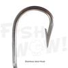 10pcs Fish WOW! Swordfish Hook Big Game Southern Stainless Steel Tuna Hooks - Size 8/0 view 3