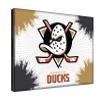 Anaheim Ducks 15" x 20" Officially Licensed Logo Canvas by the Holland Bar Stool Co. view 2