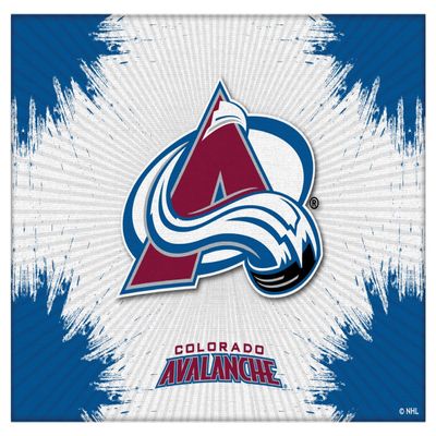 Colorado Avalanche 15" x 20" Officially Licensed Logo Canvas by the Holland Bar Stool Co.