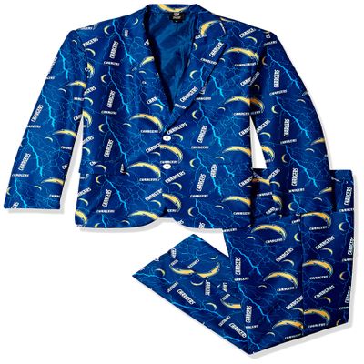 FOCO Los Angeles Chargers Repeat Ugly Business Suit - Mens Size 50
