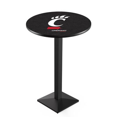 Holland Bar Stool Co. L217-42" Black Wrinkle Cincinnati Pub Table with 36" Dia. top