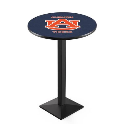 Holland Bar Stool Co. L217-36" Black Wrinkle Auburn Pub Table with 36" Dia. top