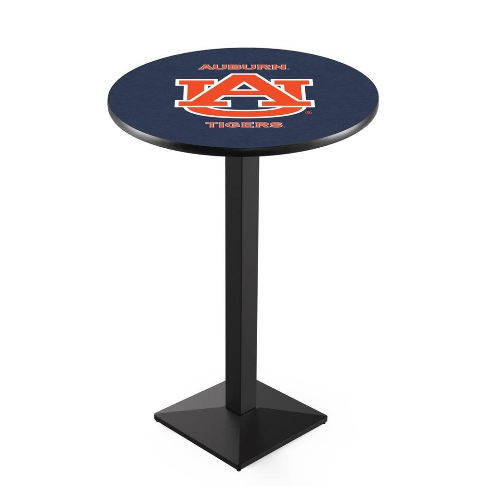 Holland Bar Stool Co. L217-36" Black Wrinkle Auburn Pub Table with 36" Dia. top