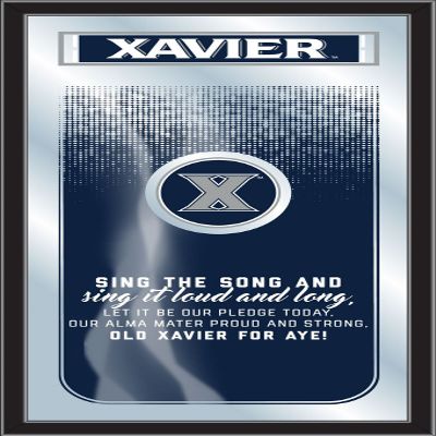 HBS Xavier 26" x 15" Fight Song Mirror by Holland Bar Stool Company