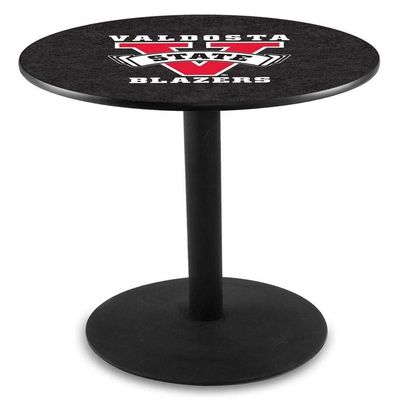 Holland Bar Stool Co. L214-36" Black Wrinkle Valdosta State Pub Table with 36" Dia. top
