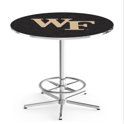 Holland Bar Stool Co. L216-42" Chrome Wake Forest Pub Table with 36" Dia. top