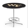Holland Bar Stool Co. L216-42" Chrome Wake Forest Pub Table with 36" Dia. top view 1
