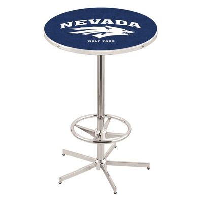 Holland Bar Stool Co. L216-42" Chrome Nevada Pub Table with 36" Dia. top