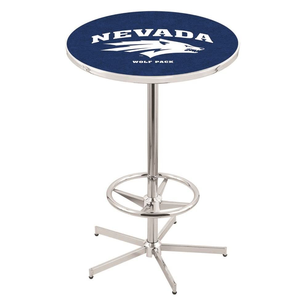 Holland Bar Stool Co. L216-42" Chrome Nevada Pub Table with 36" Dia. top