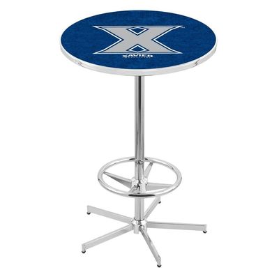 Holland Bar Stool Co. L216-42" Chrome Xavier Pub Table with 36" Dia. top