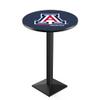 Holland Bar Stool Co. L217-36" Black Wrinkle Arizona Pub Table with 36" Dia. top view 1