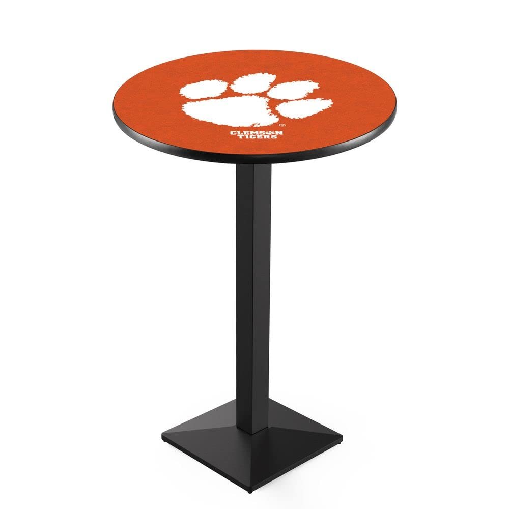 Holland Bar Stool Co. L217-36" Black Wrinkle Clemson Pub Table with 36" Dia. top