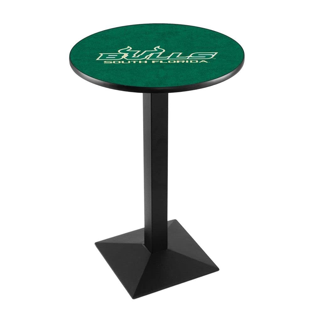 Holland Bar Stool Co. L217-36" Black Wrinkle South Florida Pub Table with 36" Dia. top