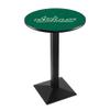 Holland Bar Stool Co. L217-36" Black Wrinkle South Florida Pub Table with 36" Dia. top view 1