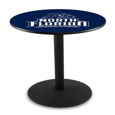 Holland Bar Stool Co. L214-42" Black Wrinkle North Florida Pub Table with 36" Dia. top
